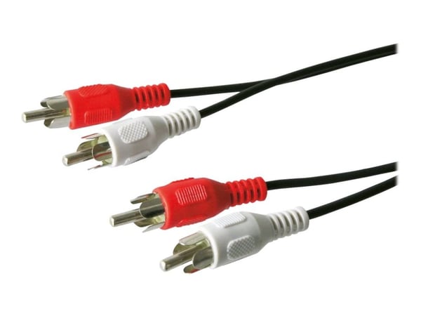 MicroConnect - Äänikaapeli - RCA han til RCA han - 10 m