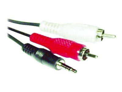 MicroConnect - Lydkabel - RCA hann til mini-phone stereo 3.5 mm hann - 3 m