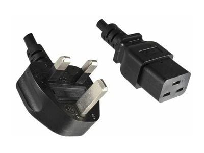 Microconnect PE090618, 1,8 m, Virtapistoke tyyppi G, C19 liitin, H05VV-F3G, 250 V, 16 A