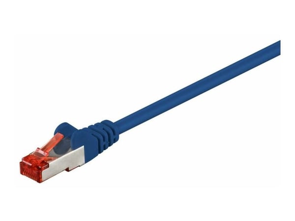 MicroConnect - Verkkokaapeli - RJ-45 (uros) RJ-45 (uros) - 25 m - 6 mm - SFTP - CAT 6 - halogeeniton, pyöreä, säikeistetty - sininen - sininen