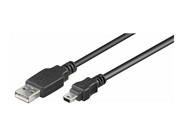 MicroConnect - USB-kaapeli - USB uros - mini-USB tyyppi B uros - 50 cm - 50 cm