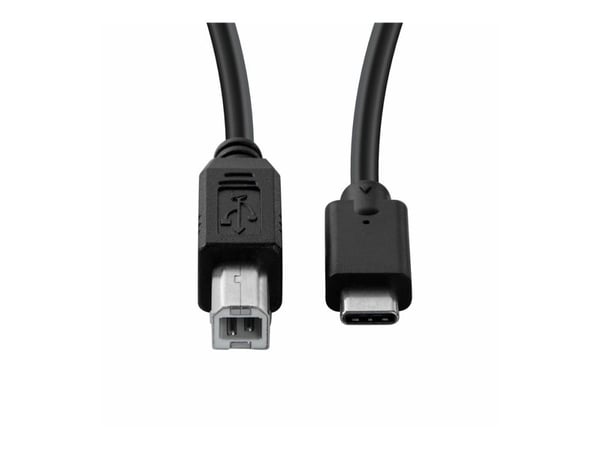 MicroConnect - USB-kabel - 24 pin USB-C (hann) til USB-type B (hann) - USB 3.2 Gen 1 - 5 m - svart