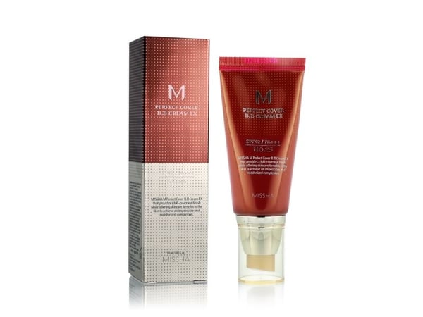 Missha m Perfect Cover Bb Cream Spf42pa Multifunksjonell Creme Bb 25 Warm Beige 50ml