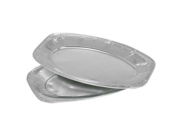 Serveringsfad, ABENA, 43,5x29x2,3cm, sølv, aluminium