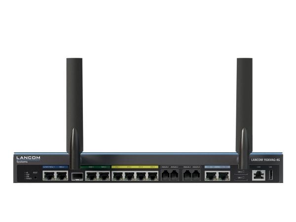 LANCOM 1926VAG-4G - Ruter - ISDN/WWAN/DSL - 4-ports switch - GigE, PPP - WAN-port: 2 - VoIP-telefonadapter
