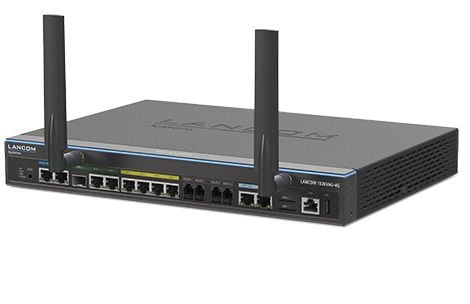 LANCOM 1926VAG-4G - Ruter - ISDN/WWAN/DSL - 4-ports switch - GigE, PPP - WAN-port: 2 - VoIP-telefonadapter