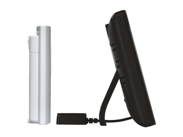 Emos E5111, Sort, Hvit, Inne hygrometer, Inne Termometer, Utendørs Fuktighetsmåler, Utendørs Barometer, Barometer, Hygrometer, Termometer, 20 - 95%...
