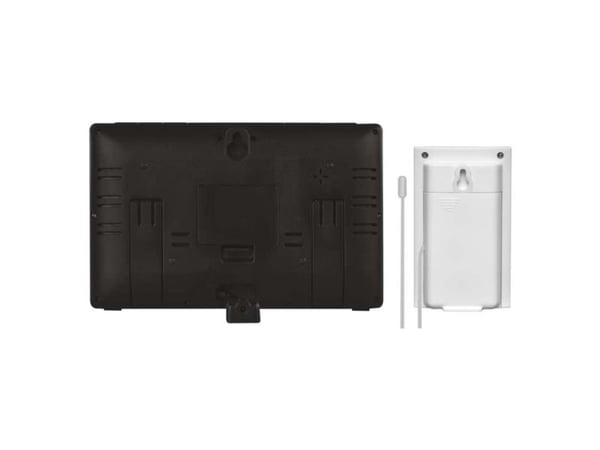 Emos E5111, Sort, Hvit, Inne hygrometer, Inne Termometer, Utendørs Fuktighetsmåler, Utendørs Barometer, Barometer, Hygrometer, Termometer, 20 - 95%...