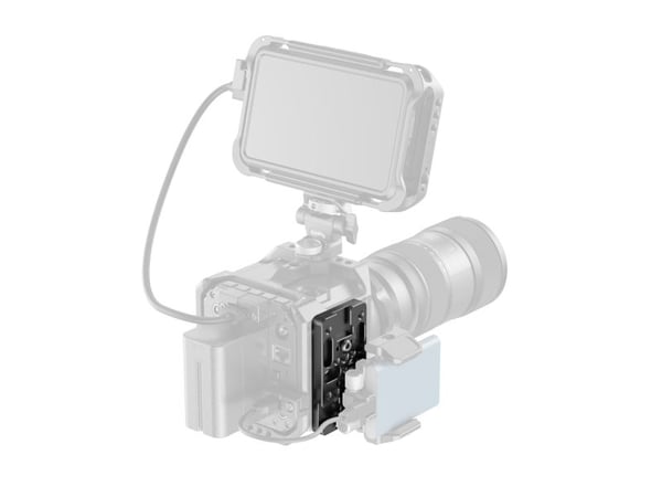 SmallRig 4887, Ostestallerken, Sort, Aluminium, 1/4-20, 3/8-16", 90 mm, 50 mm