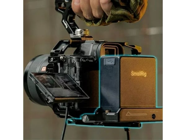 SmallRig 4696, Batteriplate, Sort, Akrylonitril-butadien-styren (ABS), Aluminium, Polykarbonat (PC), Silikon, Rustfritt stål, 1/4, 3/8", 122 mm, 94 mm
