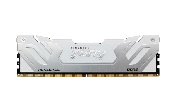 Kingston FURY Renegade - DDR5 - modul - 24 GB - DIMM 288-pin - 4200 MHz / PC5-67200 - CL40 - 1.45 V - ikke-bufret - on-die ECC - hvit, sølv