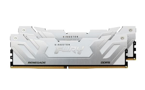 Kingston FURY Renegade - DDR5 - sett - 48 GB: 2 x 24 GB - DIMM 288-pin - 4200 MHz / PC5-67200 - CL40 - 1.45 V - ikke-bufret - on-die ECC - hvitt og...