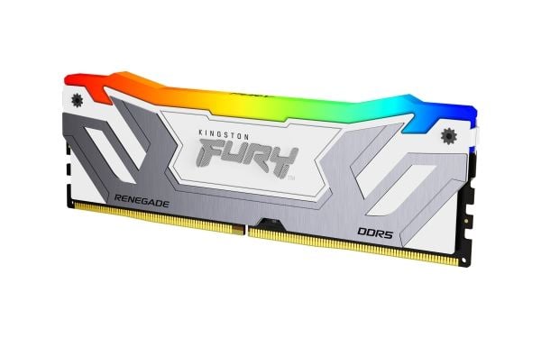 Kingston FURY Renegade RGB - DDR5 - sett - 48 GB: 2 x 24 GB - DIMM 288-pin - 4200 MT/s / PC5-67200 - CL40 - 1.45 V - ikke-bufret - on-die ECC - hvi...
