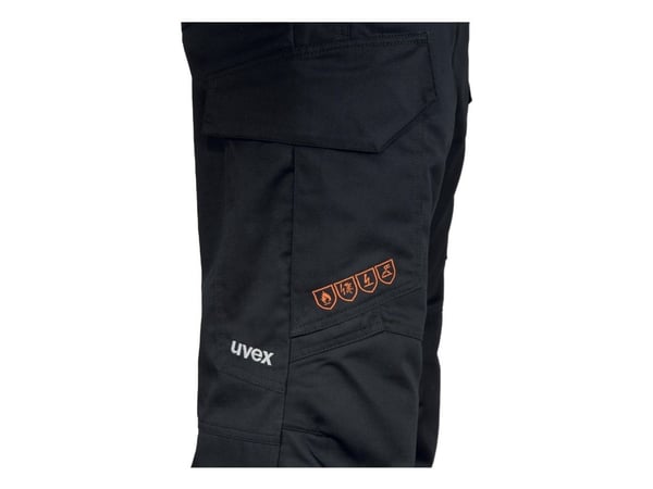 Uvex suXXeed, Bukser, Mann, Grafitt, Glidelås, Bomull, Polyamid, Polyester, 345 g/m²