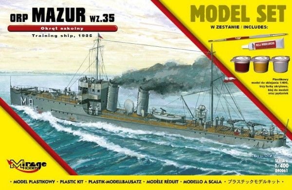 Mirage ORP 'MAZUR' 1935 (polsk treningsskip) (MI/840061)
