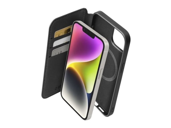 SBS TEBKMAGSFIP1461K, Lommebok-etui, Apple, iPhone 13 iPhone 14, 15,5 cm (6.1"), Svart