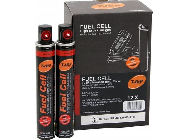 TJEP GRATIS gas till spikpistol RED FUEL CELL