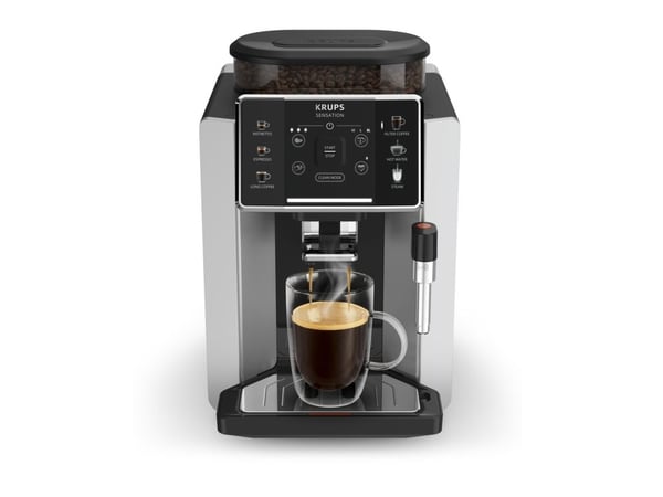 Krups EA910E10 , Automatisk kaffemaskin , svart-sølv