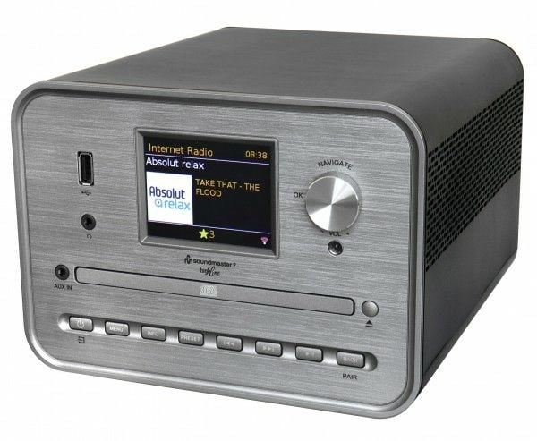 Soundmaster ICD1050SW, Analog og digital, DAB+, FM, Spiller, CD, CD-R, CD-RW, Front, 7 W