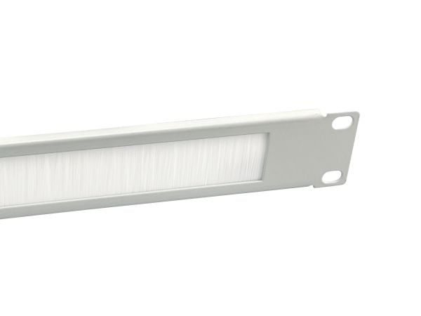 Equip 327533, Børstepanel, Lysegrå, Stål, 1U, China, 25,4 mm