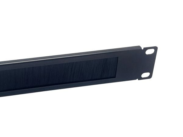 Equip 327532, Børstepanel, Sort, Stål, 1U, China, 25,4 mm