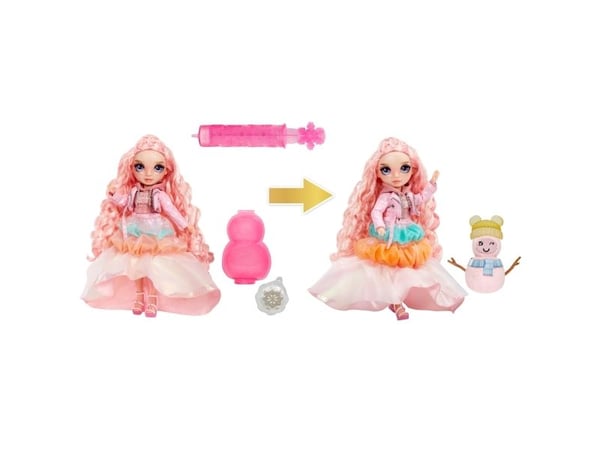 Rainbow High Winter Wonderland Doll- Bella (Pink), Motedukke, Jente, 4 år, Gutt/Jente, 280 mm, Flerfarget