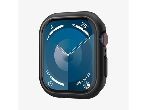 Spigen Thin Fit, Kotelo, Älykello, musta, Apple, Apple Watch 10 (46mm), Polykarbonaatti (PC)