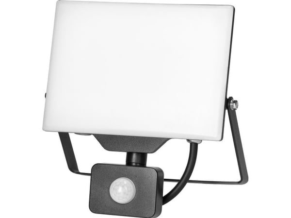 Orno PORTO S LED 50W valonheitin PIR-ilmaisimella, 4000lm, IP44, 4000K, alumiini + polykarbonaatti