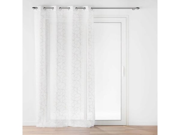 Douceur d'Interieur gardin med maljer med gulltrykk, LOUXOR, 140 x 240 cm