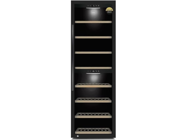 Caso | Smart Wine Cooler | Exclusive Wine 180 | Energiatehokkuusluokka G | Vapaasti seisova | Pullokapasiteetti 180 pulloa | Jäähdytystyyppi Kompre...