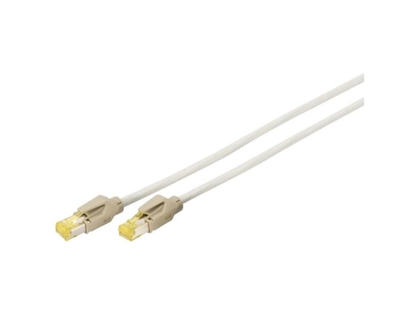 DIGITUS Professional - Koblingskabel - RJ-45 (hann) til RJ-45 (hann) - 7 m - SFTP, PiMF - CAT 6a - med støvel, halogenfri - grå