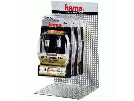 Hama USB A-B, 5.00 m, 5 m, USB A, USB B, Hankjønn/hankjønn, 0,48 Gbit/s, Sort