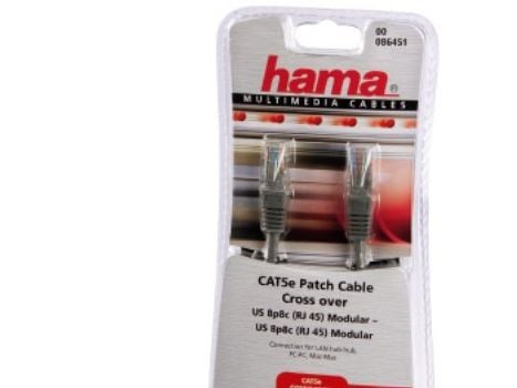 Hama CAT 5e, 3 m, Cat5e, RJ-45, RJ-45, RJ-45