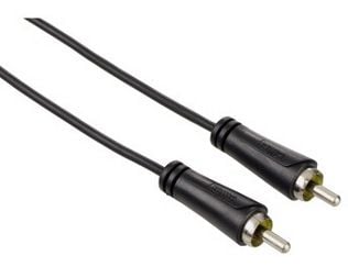 Hama - Lydkabel - RCA hann til RCA hann - 1.5 m - svart