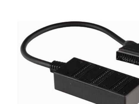 Hama Scart Splitter - Video/lyd-splitter - SCART hann til SCART hunn - 0.5 m