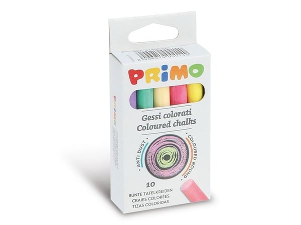 Primo 014GC10R, Flerfarget, 3 år, Gutt/Jente, 10 stykker, 51 mm, 102 mm