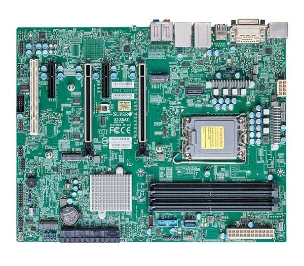 SUPERMICRO X13SAE - Hovedkort - ATX - LGA1700-sokkel - W680 Chipset - USB 3.2 Gen 1, USB 3.2 Gen 2, USB-C 3.2 Gen 2x2 - Gigabit LAN, 2.5 Gigabit LA...