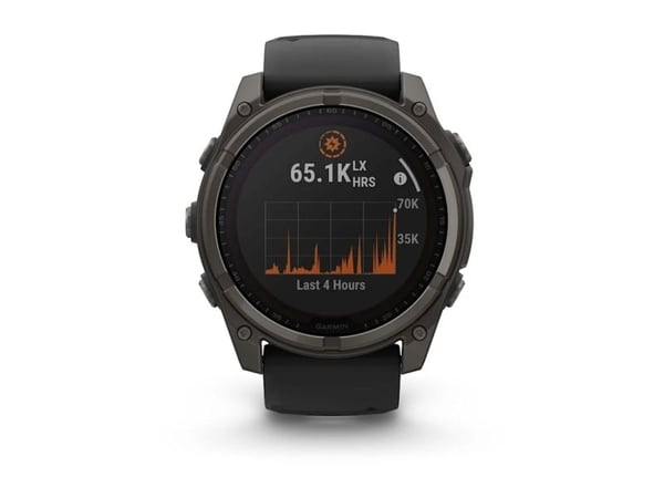 Garmin Fenix 8 Solar Sapphire urheilukello Musta (010-02907-11)