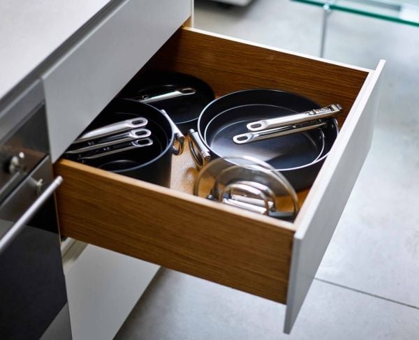 Joseph Joseph Space, Pyöreä, Pot kaikkiin tarkoituksiin, Sininen, Keraaminen, 232 °C, Alumiini