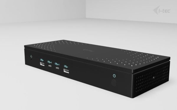 i-Tec - Dokkingstasjon - USB-C / USB4 / Thunderbolt 3 / Thunderbolt 4 - 3 x HDMI, 2 x DP - 1GbE - 100 watt - Europa