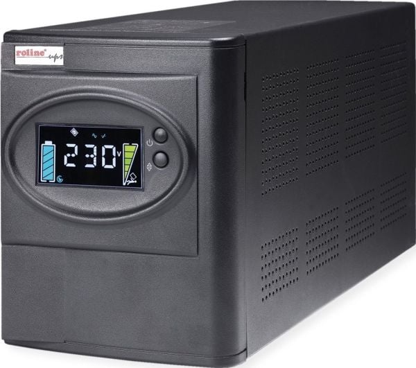 ROLINE LineSecure III 1500 Tower, Linje-Interactive, 1,5 kVA, 1200 W, Ren sinus, 100 V, 240 V