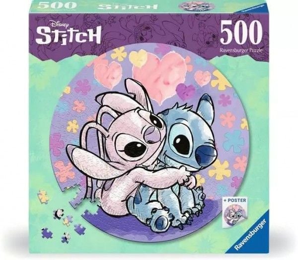 Ravensburger Disney Stitch, 500 stykker, Tegneserier