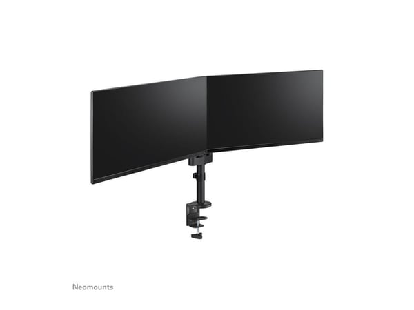 Neomounts DS60-425BL2 - Monteringssett (leddarm) - full bevegelse - for 2 skjermer - stål - svart - skjermstørrelse: 17"-27" - skrivebordsmonterbar