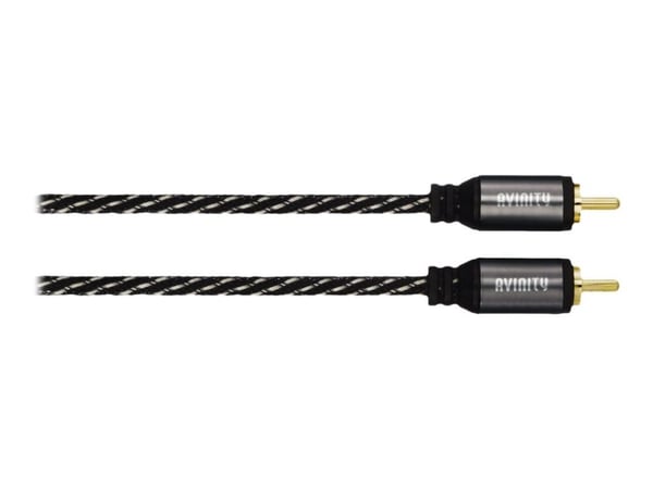 Avinity - Äänikaapeli - RCA x 2 pistoke RCA x 2 pistokkeeseen - 2,7 m - suojattu