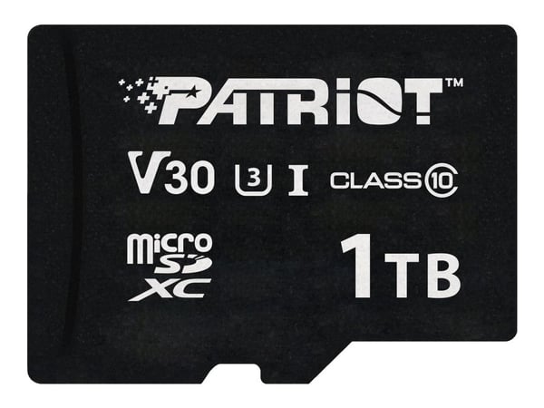 Patriot VX Series - Flashminnekort - 1 TB - Video Class V30 / UHS-I U3 / Class10 - microSDXC UHS-I U3