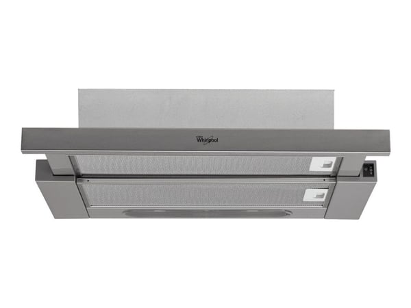 Whirlpool AKR 5390 IX - Panser - teleskopisk - bredde: 59.8 cm - dybde: 30 cm - ekstraksjon og resirkulasjon (-) - med intern motor - inox
