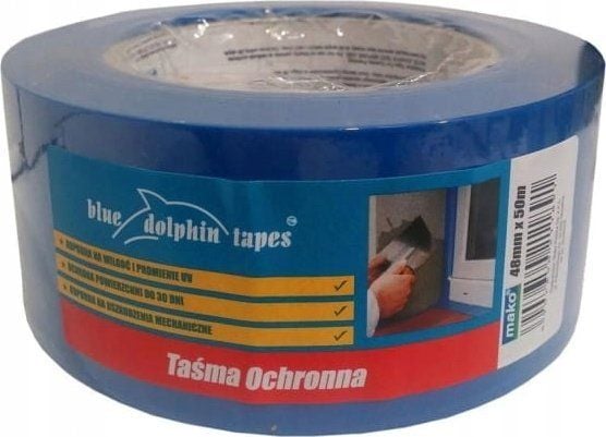 Victoria Sport maskeringstape utvendig BLUE DOLPHIN 48 mm x 25 m Victoria Sport maskeringstape utvendig BLUE DOLPHIN 48 mm x 25 m