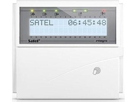 Satel SATEL manipulator LCD hvit bakgrunnsbelysning prox-kortleser 125 kHz INT-KLCDR-W