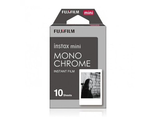 Fujifilm Instax Mini Monochrome - Svartvit film för snabbframkallning - instax mini - ISO 800 - 10 exponeringar