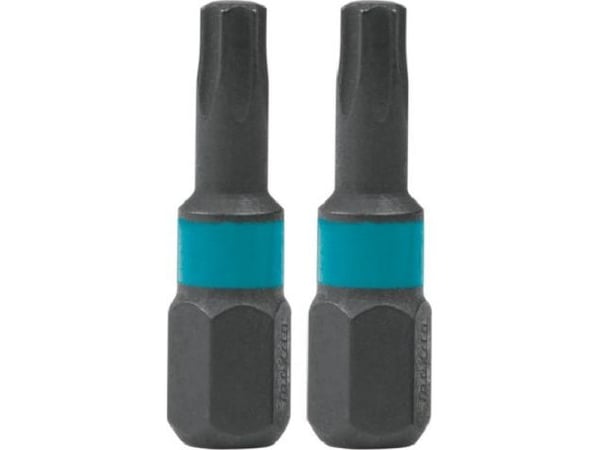 Makita Impact Black - Impact screwdriver bit - 2 deler - torx - T20 - heksagonal - lengde: 25 mm
